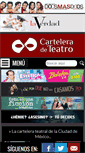 Mobile Screenshot of carteleradeteatro.mx